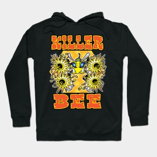 Killer Bee with Guns Hoodie